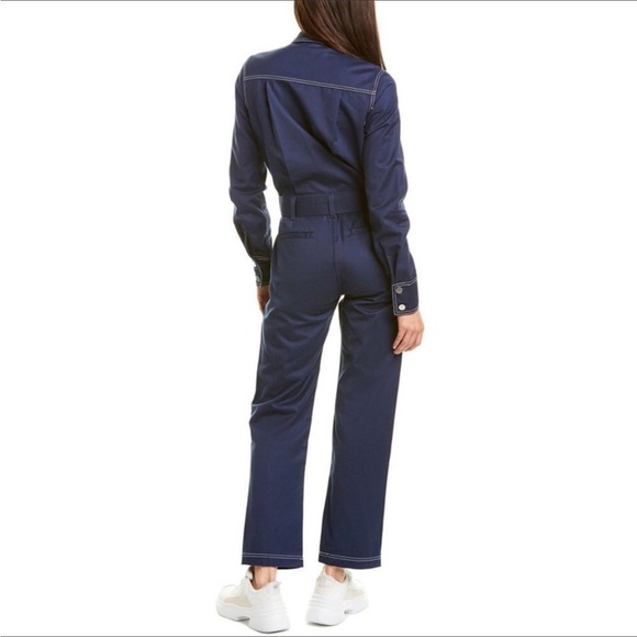 BLDWN Harley Utility Coverall Jumpsuit Nocturnal Blue One Piece Cotton Twill XS - Picture 1 of 11